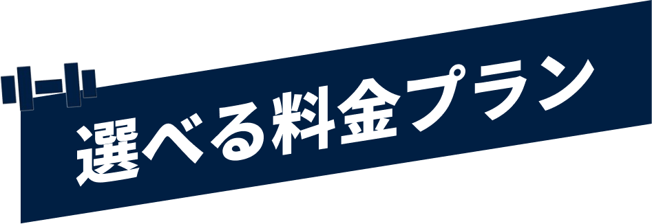 選べる料金プラン
